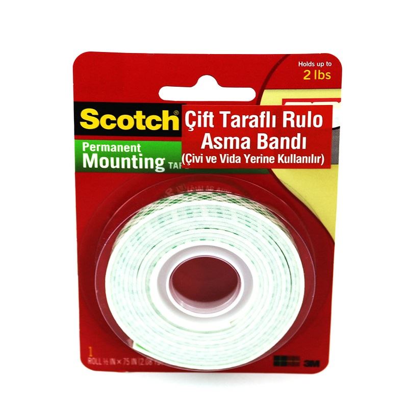 3M 110 Scotch Çift Taraflı Köpük Bant Rulo